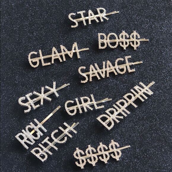 • SEXY • Crystal Hair Clip 💎 - Picture 5 of 5